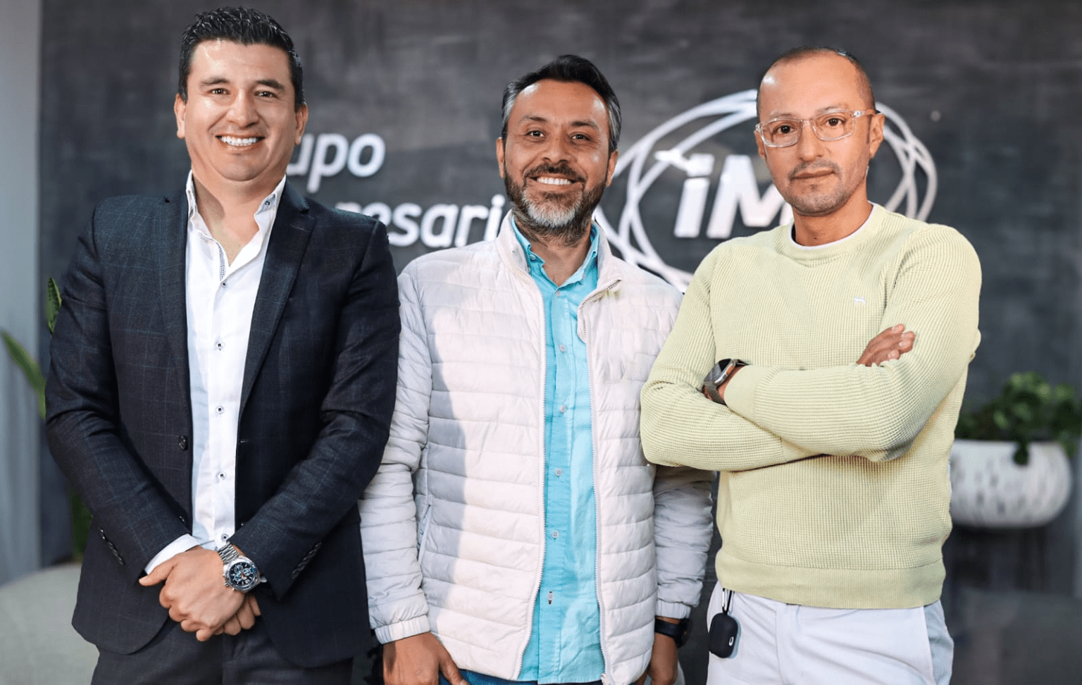 Socios actuales IMS, Juan Carlos, Antonio y Juan Camilo